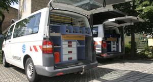 Innenausstattung beider Busse geprüft für eine Messung in Werder